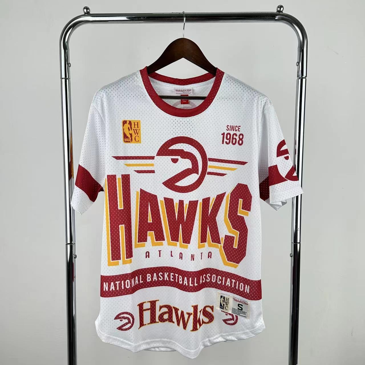 Men Atlanta Hawks white NBA 2025 Jersey-0
